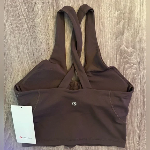 New with tags Lululemon Align Key Hole Halter Tank Top, Espresso, Size 6. Brown. - Picture 4 of 12